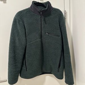 hill city quarter zip fleece size m worn 6x